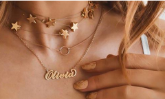 Custom Stainless Steel Name Necklace, Letter Necklace