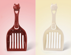 Cat Head Plastic Litter Scoop - Cat Litter Shovel