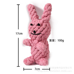 Durable Chew Dog Toys - Cartoon Plush Pet Toys