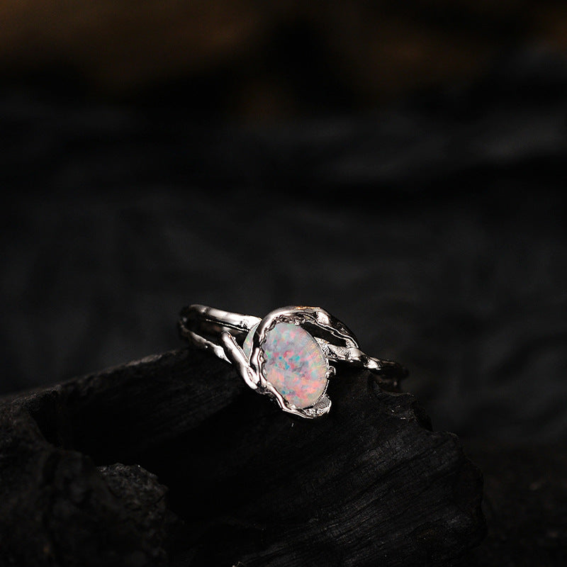 Opal Stone Ring for Women - Fashion Jewelry