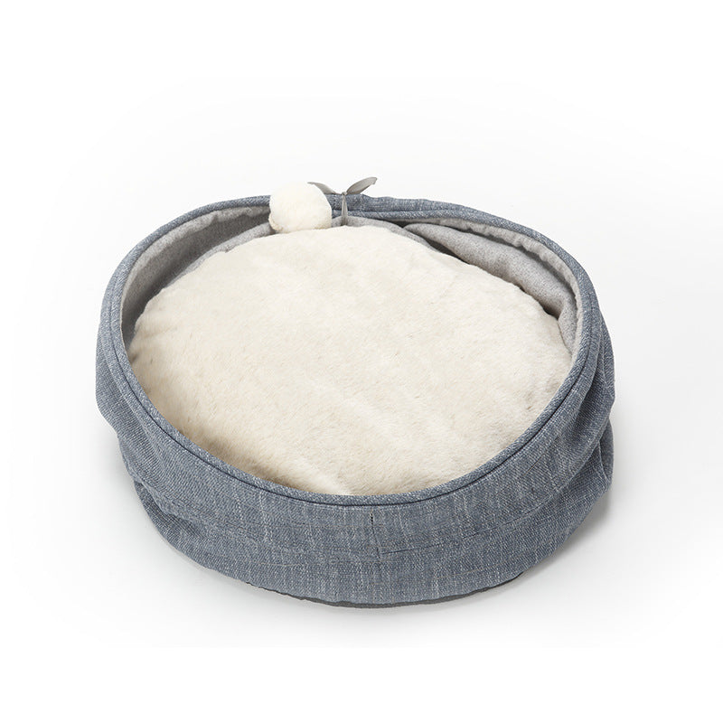 Cat Sleeping Bag, Enclosed Cat House Bed