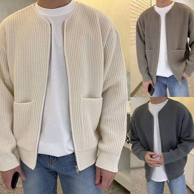 Trendy Knitted Cardigan for Men Fashion Sweater